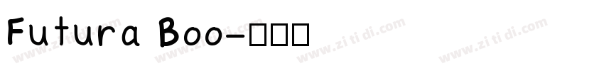 Futura Boo字体转换